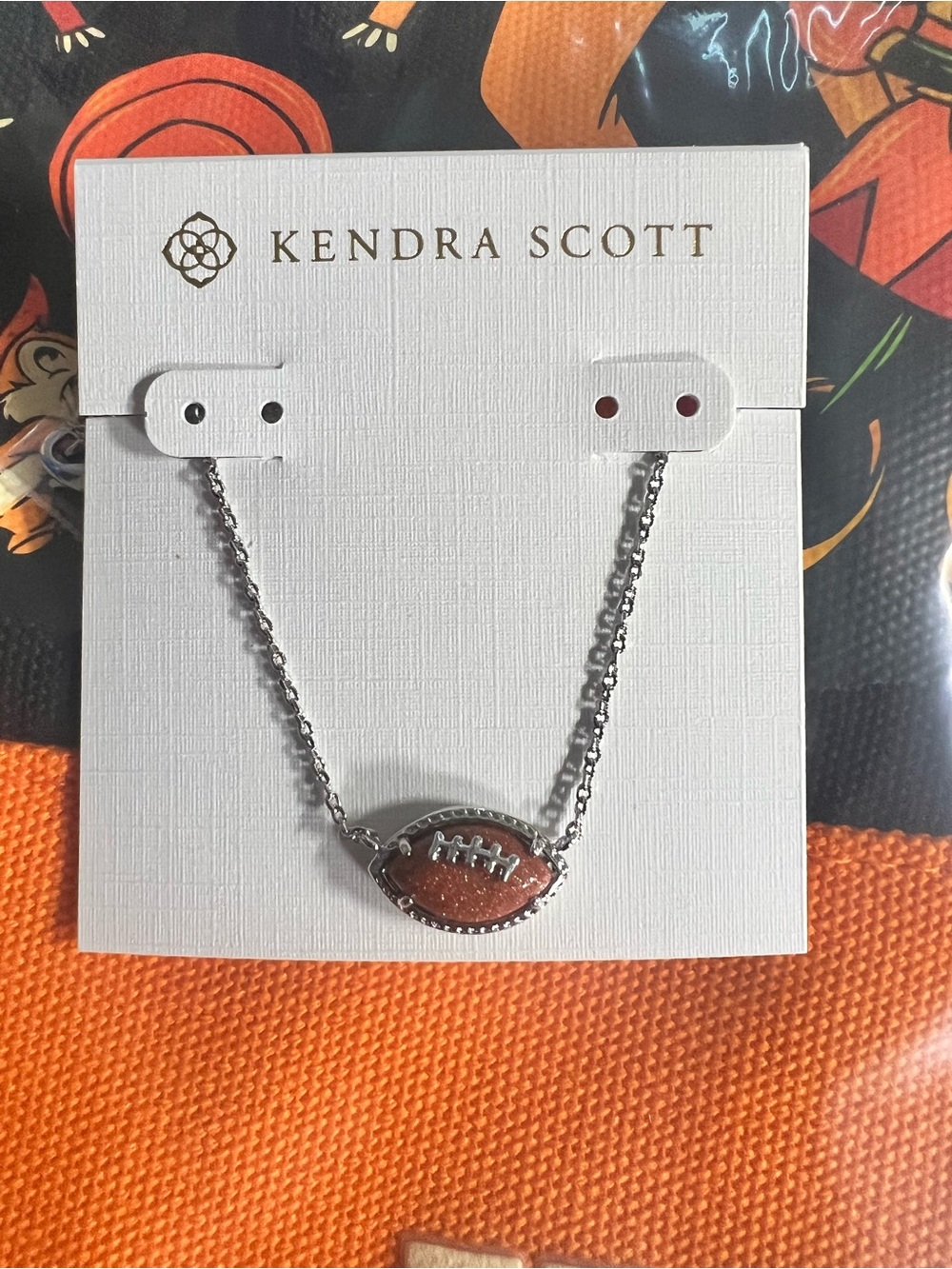 Kendra Scott Football Necklace